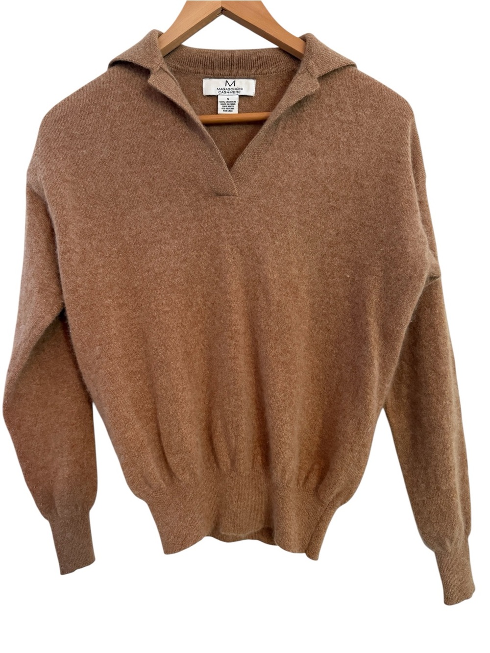 Magaschoni Brown Cashmere Sweater size small